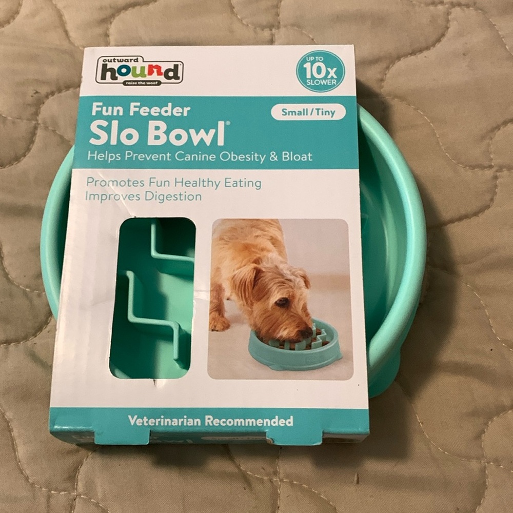 Outward hound Fun Feeder Slo Bowl Small/Tiny New